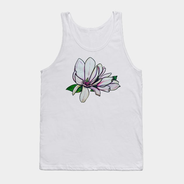 Magnolia Magic Tank Top by Kirsty Topps